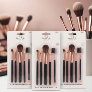 SET DE 5 BROCHAS MAQUILLAJE L-2959