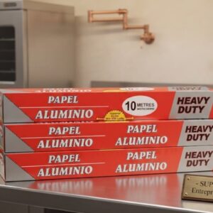 ROLLO DE PAPEL ALUMINIO PARA COMIDA 10M L-2169