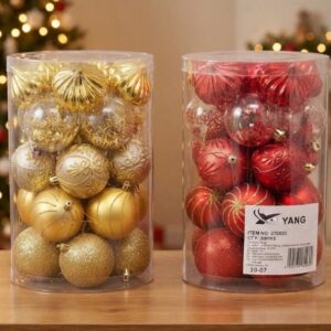 SET DE 26 BOLAS NAVIDAD 6CM 411135 L-2993
