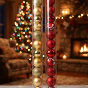 SET DE 12 BOLAS NAVIDAD 6CM 410042-36 L-2996