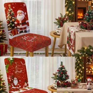 SET DE 6 FUNDAS PARA SILLA NAVIDEÑAS L-622