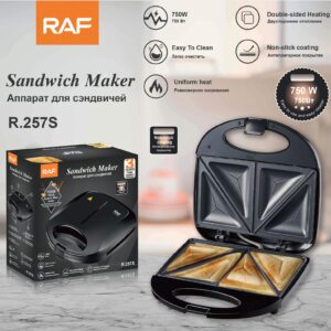 SANDWICHERA TOSTADORA ELECTRICA RAF L-1081