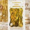 CORTINA LISA CUMPLEAÑOS   L-3031