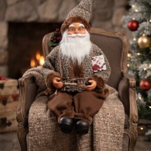 PAPA NOEL SENTADO 90 CM L-3069