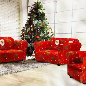 FORRO NAVIDEÑO DE MUEBLES 3 2 1 L-3088