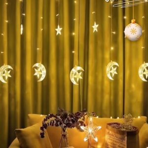 CASCADA ÁMBAR FIGURA ESTRELLA LUNA 3M (SD-237) L-3089