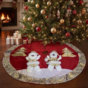 PISO DE ARBOL NAVIDEÑO PREMIUM ALTO RELIEVE 1M L-3108