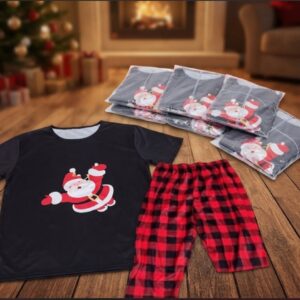 CONJUNTO PIJAMA NAVIDEÑO L-2127