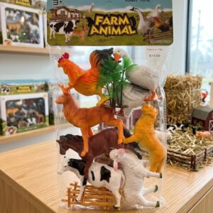 JUGUETE 8 ANIMALES DE GRANJA EN BOLSA JU-761