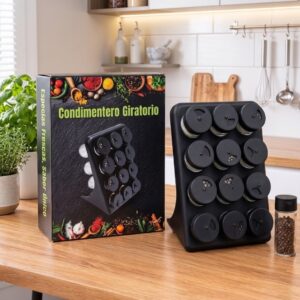 CONDIMENTERO TABLERO DE 12 POTES L-3168