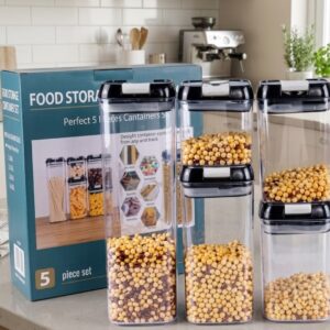 SET DE 5 FRASCOS PARA ALIMENTOS L-3172
